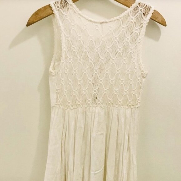 NWT Free People White Fiesta Summer Dress Size M - Picture 9 of 16